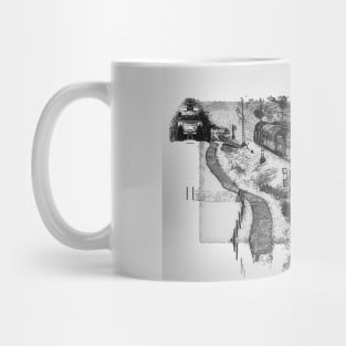 Steam Train Ride - Vintage Trains Mug